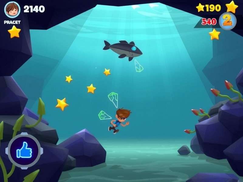 Agent Dash Underwater Odyssey Gameplay Screenshot